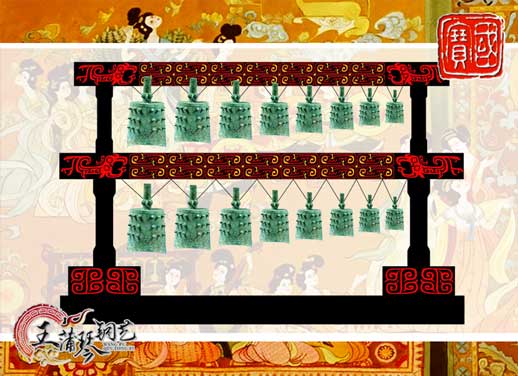 16件晉侯穌青銅編鐘，西周時期編鐘編磬