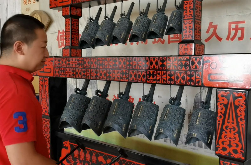 海南微城未來教育學校訂購公司12件演奏型編鐘 海南微城未來教育學校訂購公司12件演奏型編鐘